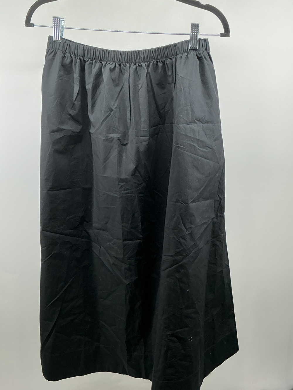 100% Organic Cotton Poplin A-line Maxi Skirt